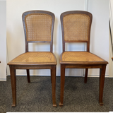 Set 6 chairs and art nouveau table