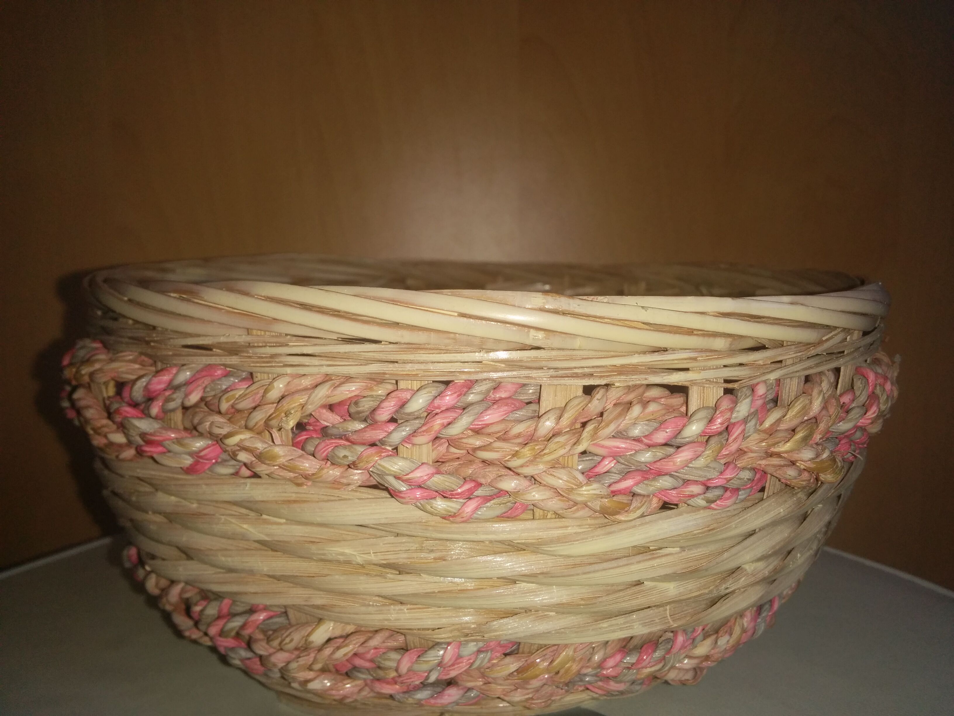 Cordeille pastel coloured rattan wicker