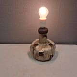 Danish ceramic table lamp from Samsø ceramics 1970-80s