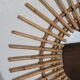Rattan sun mirror, 55 cm