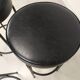3 vintage black bar stools