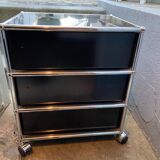 Black Usm Haller box on wheels
