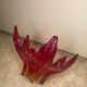 Italian Murano glass cup vase