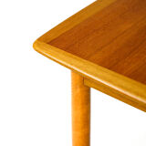 Vintage extendable teak and oak table