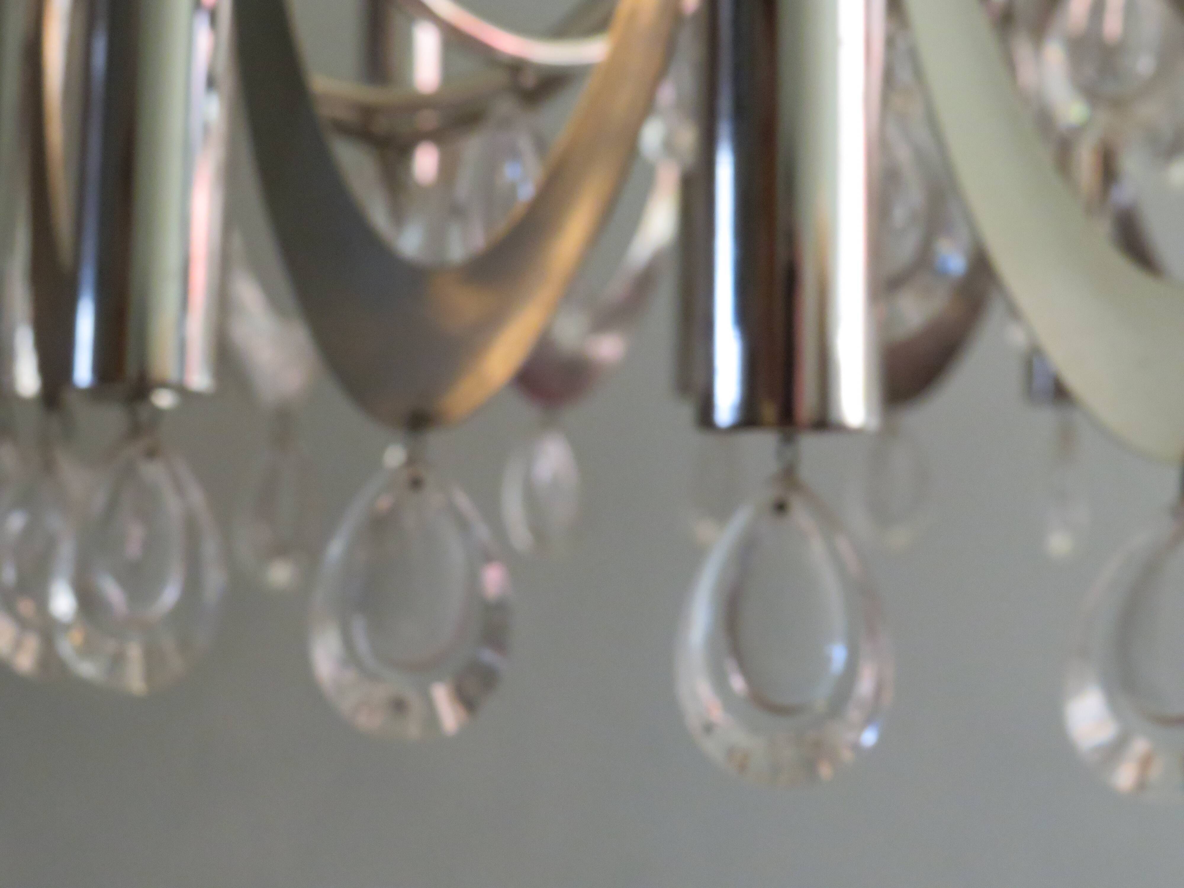 Stilkronen Lustre by Oscar Torlasco Italy 1970