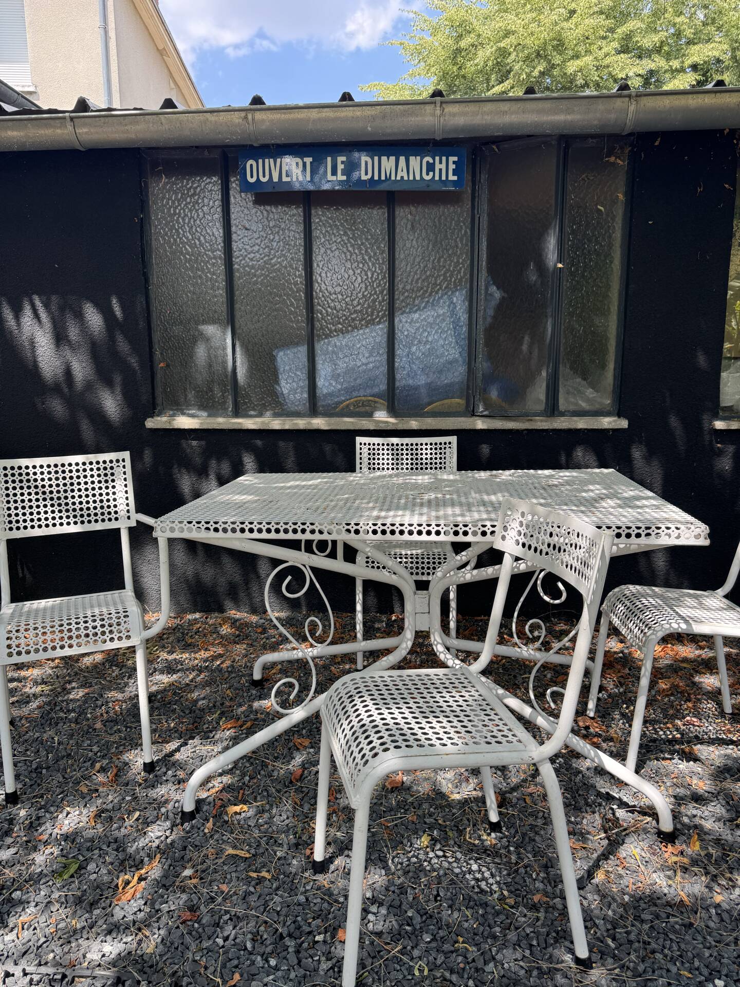 Salon de jardin rené malaval 2 chaises 2 fauteuils