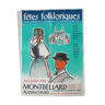 Poster - Fêtes folkloriques Montbéliard - Doubs 1961