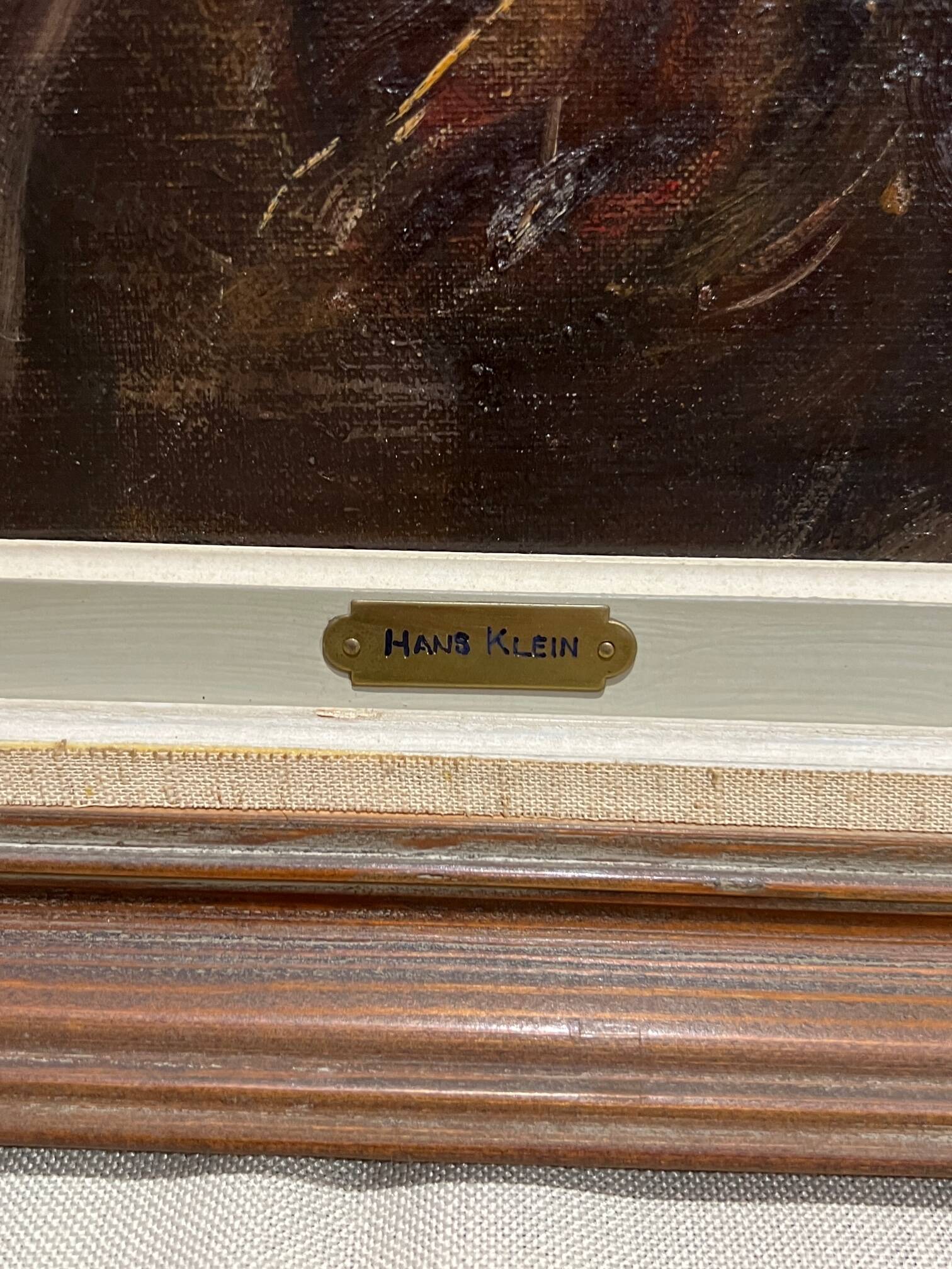 Hans Klein (1891 – November 18, 1944). “Portrait of a young girl”.