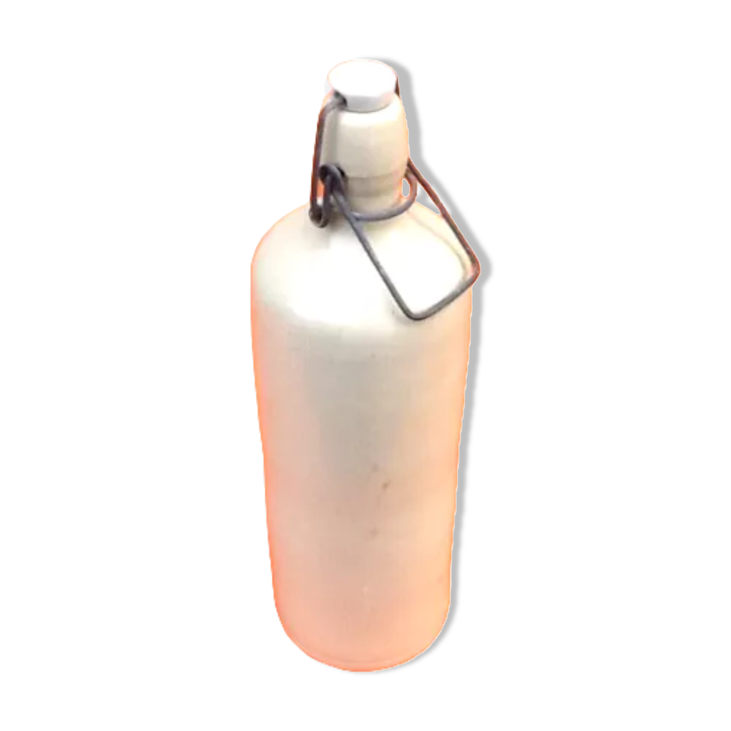 Bottle / Old hot water bottle Glazed stoneware