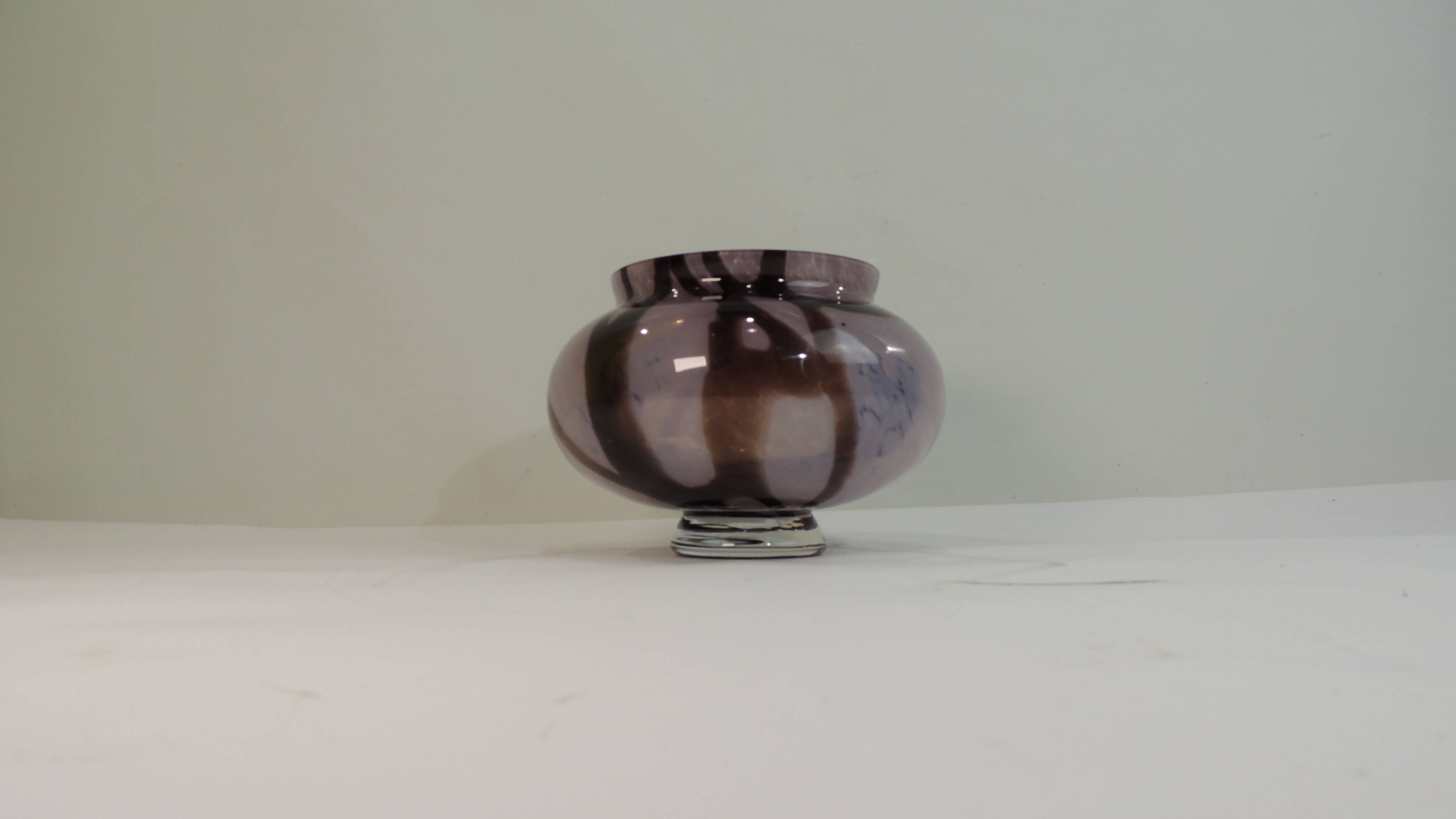 Blown glass vase / Antique Murano style glass vase