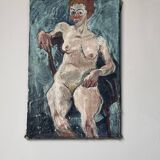 Oil on Canvas, French Woman