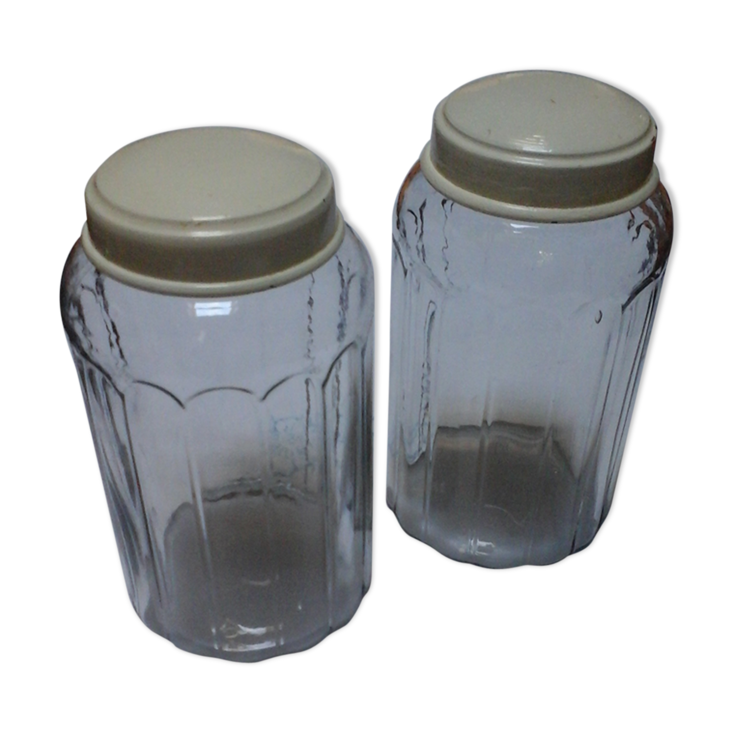Lot of 2 old jars