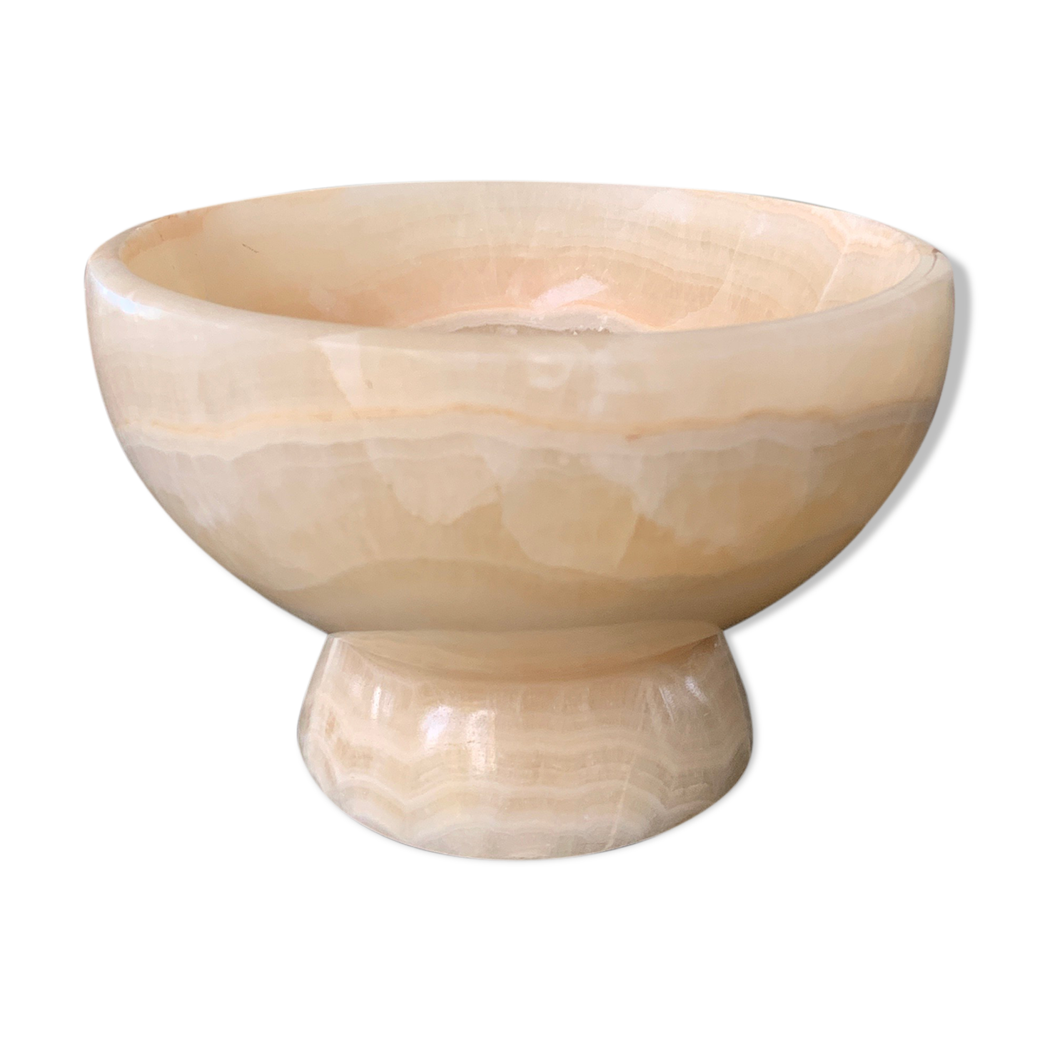 Empty white marble pocket