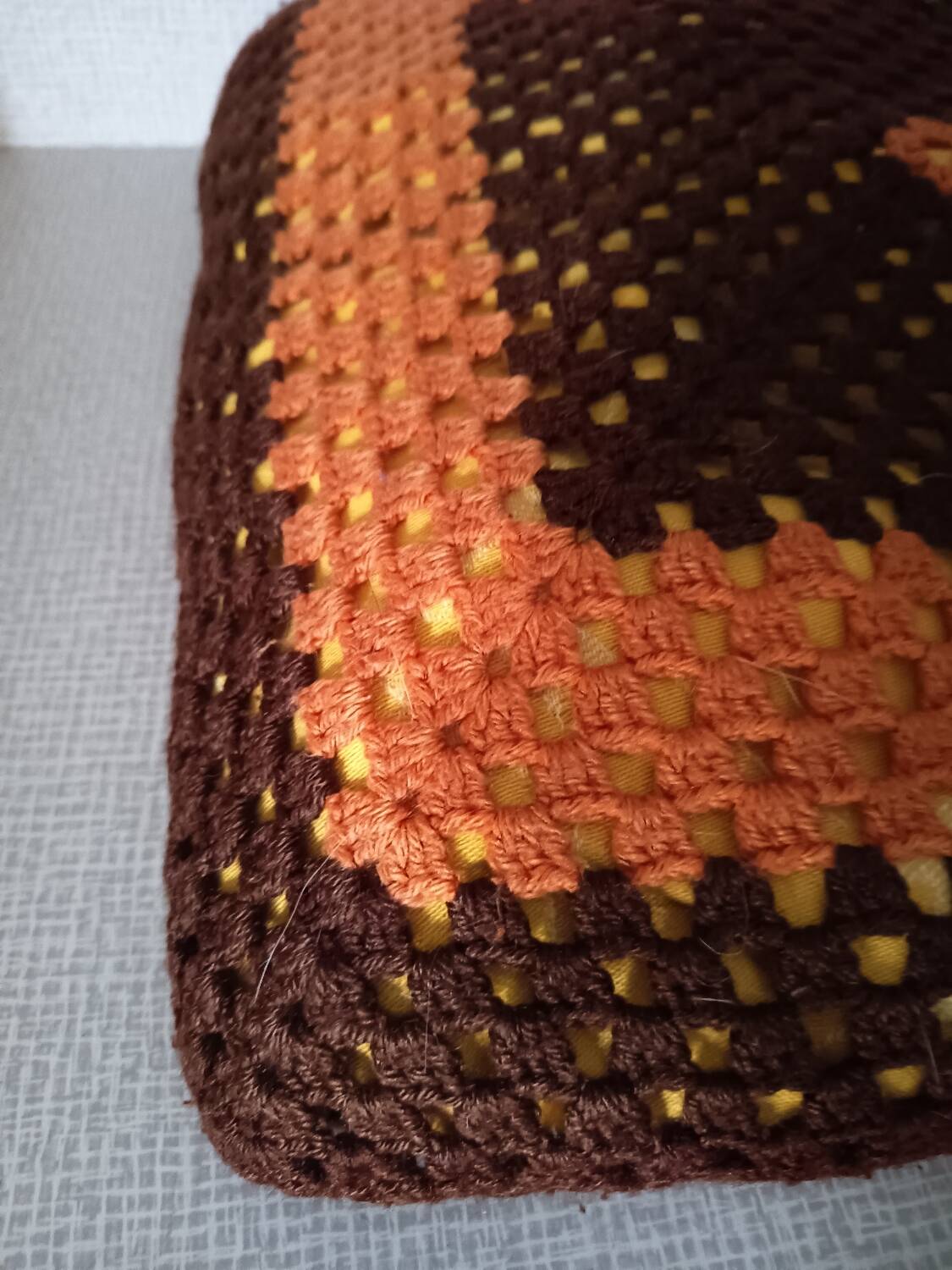 Granny Square Cushion