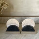 Pair of Art Deco marble and onyx bookends