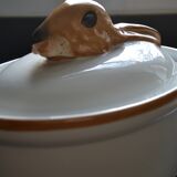 Paris Sologne porcelain terrine dish, Ferrand creation