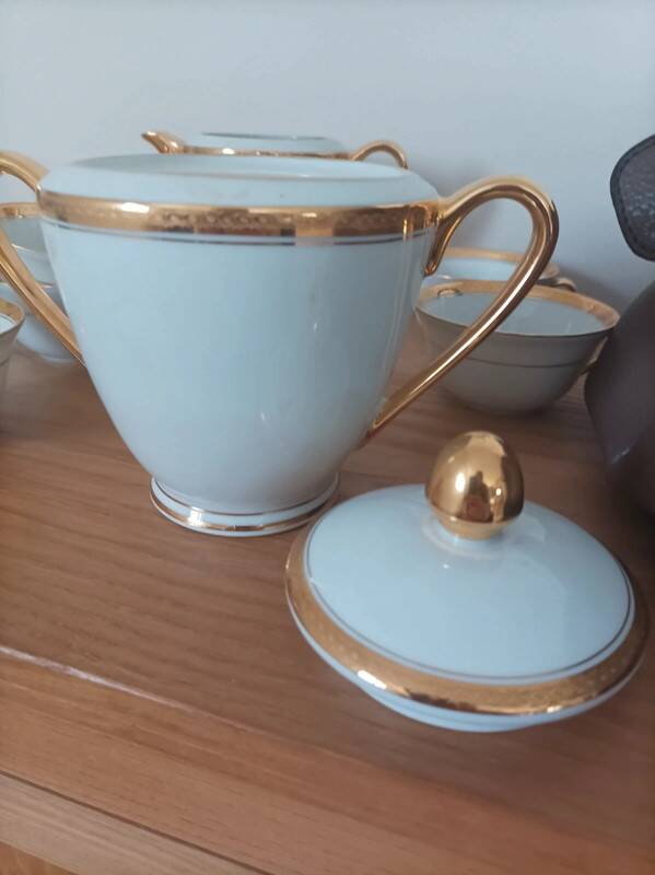 Limoges porcelain coffee service