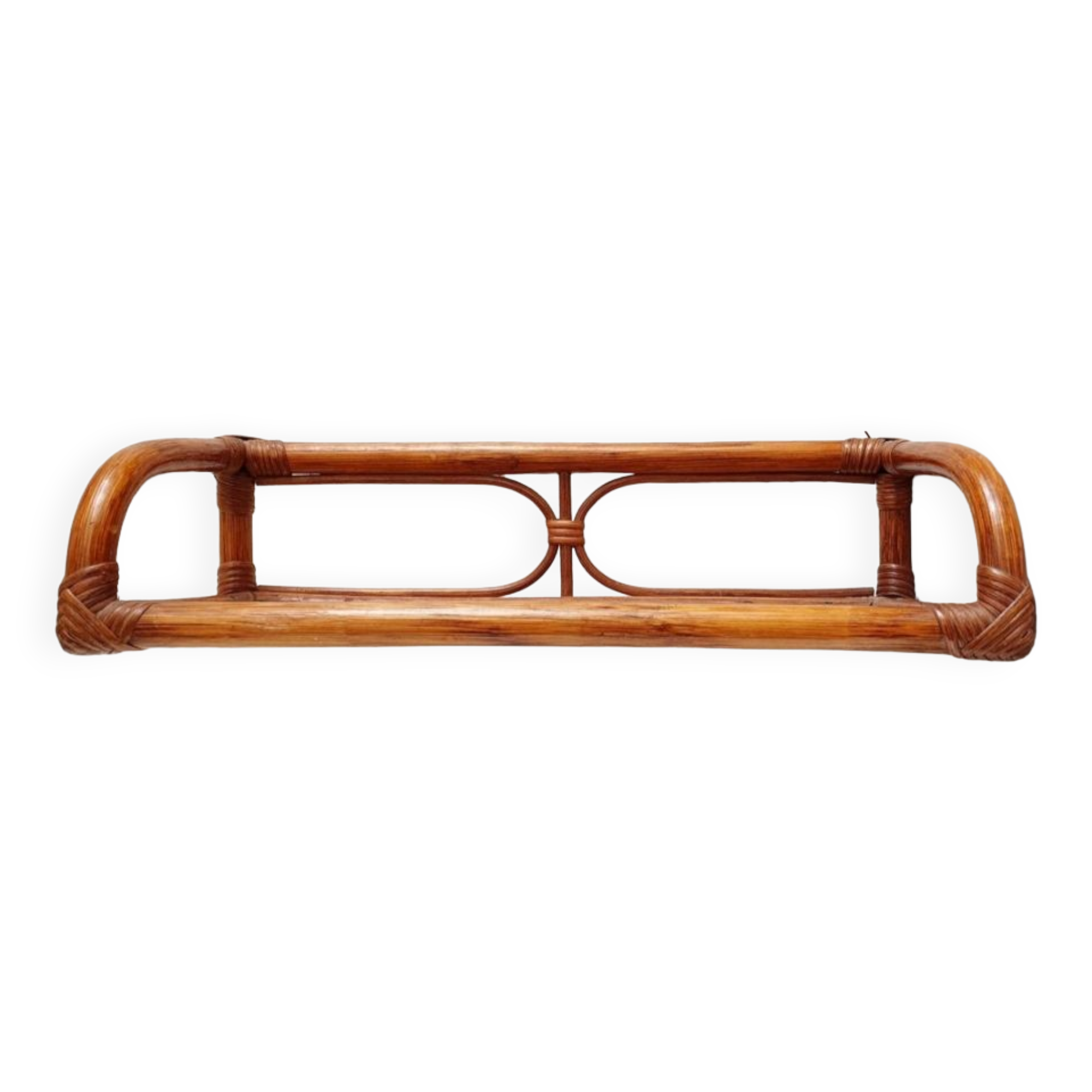 Rattan shelf