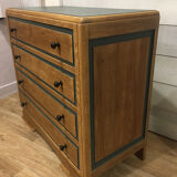 Solid oak chest of drawers
