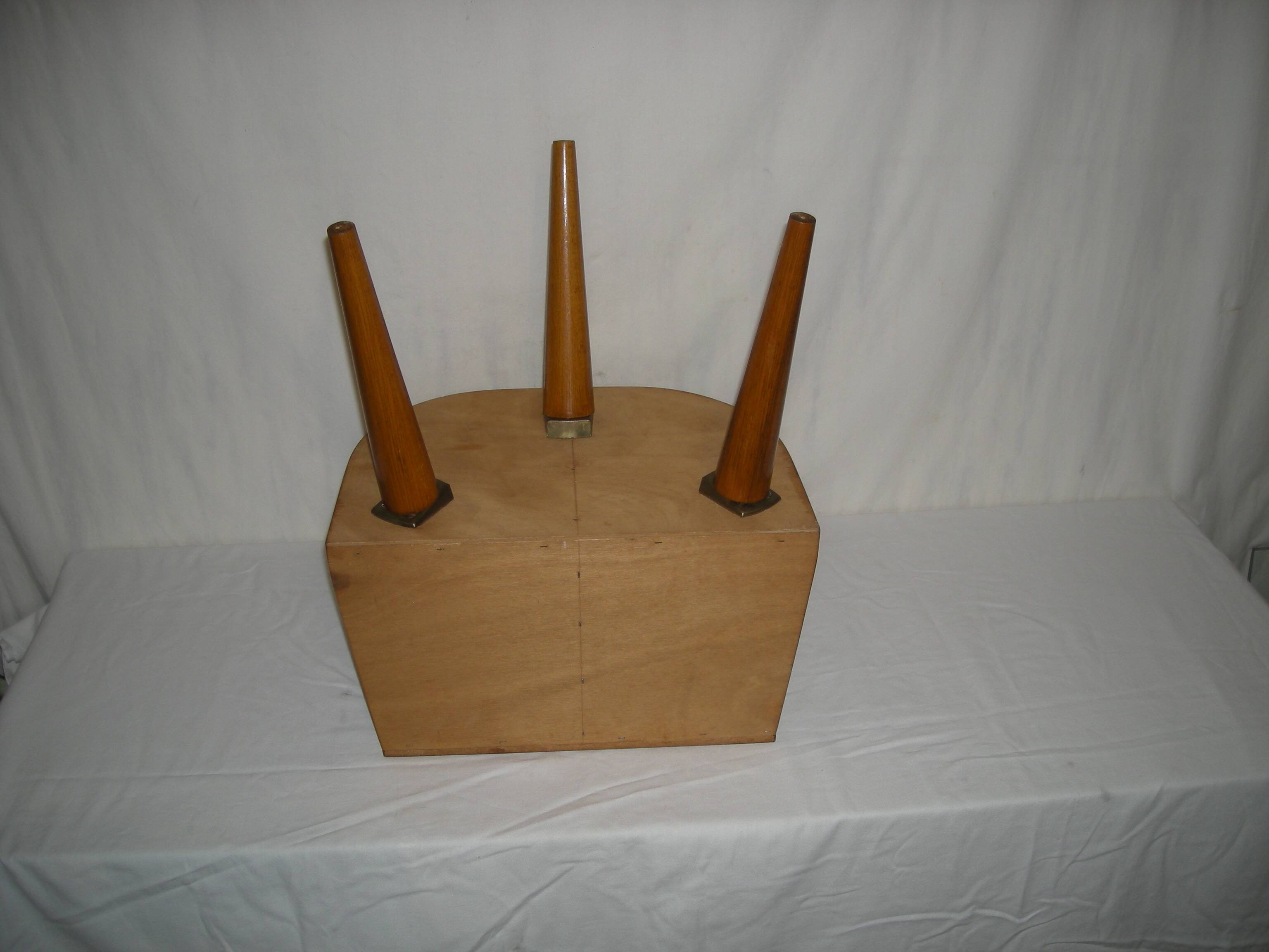 tripod bedside table from the 50s
