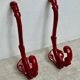 Enameled cast iron coat hooks