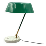 Mid-century green table lamp, Stilux Milano Italy, 1960s