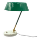 Mid-century green table lamp, Stilux Milano Italy, 1960s