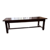Table de ferme campagne noyer massif XL 250cm