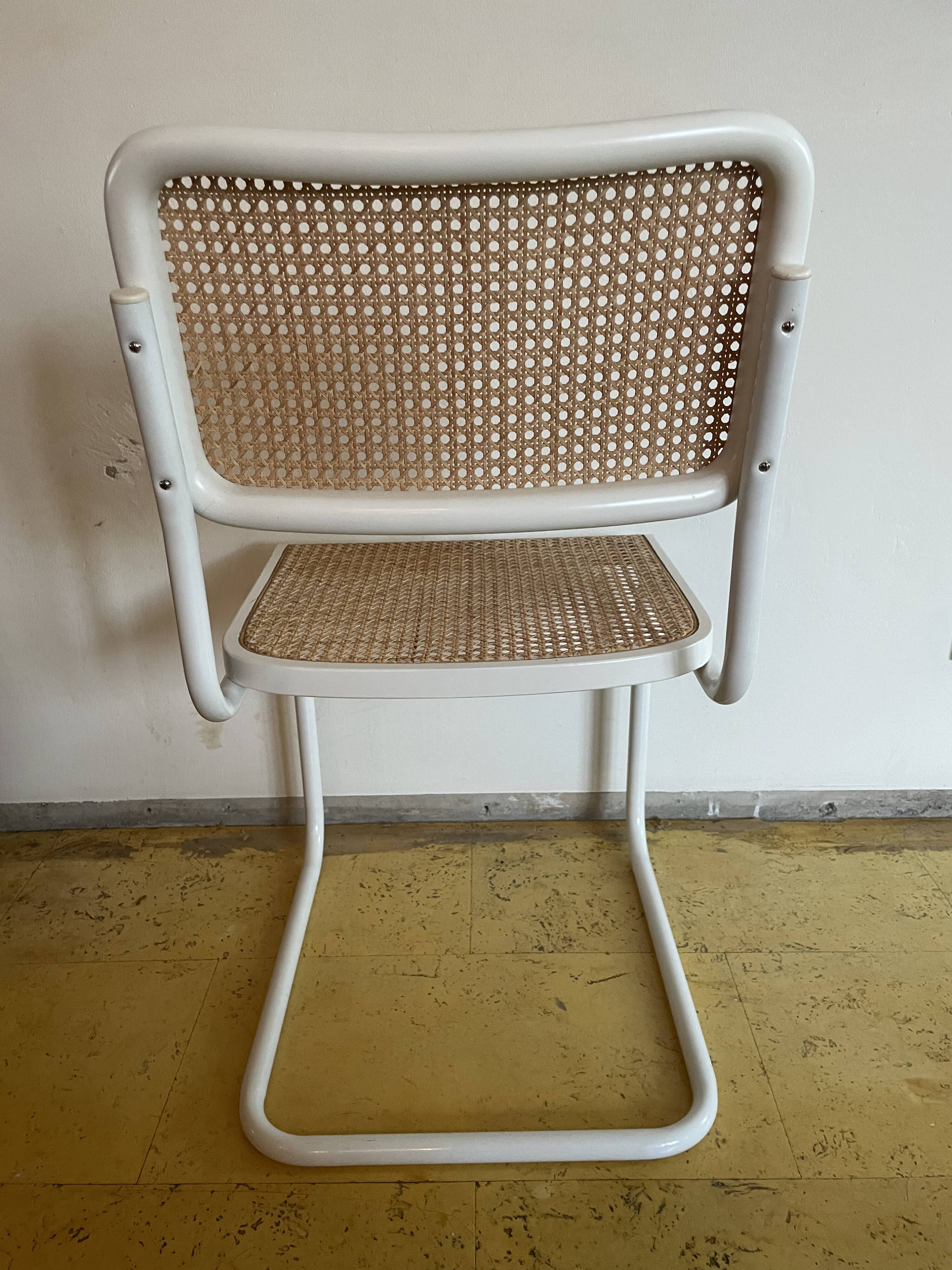 5 Cesca chairs by Marcel Breuer for Thonet