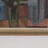 Original Swedish Oil on Panel – “Muted Scene” by Karl Erik Billeström