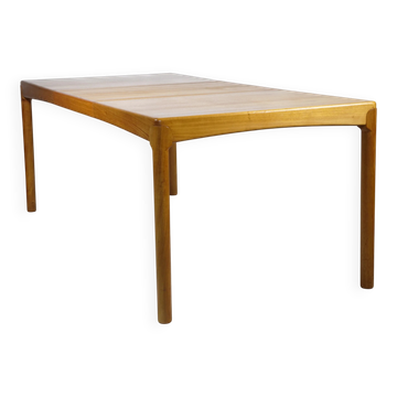 Table à manger extensible en teck de design danois par Bramin, années 1960.