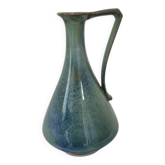 Vase soliflore signé Demars fournier grés flammé