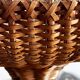 Wicker fruit bowl