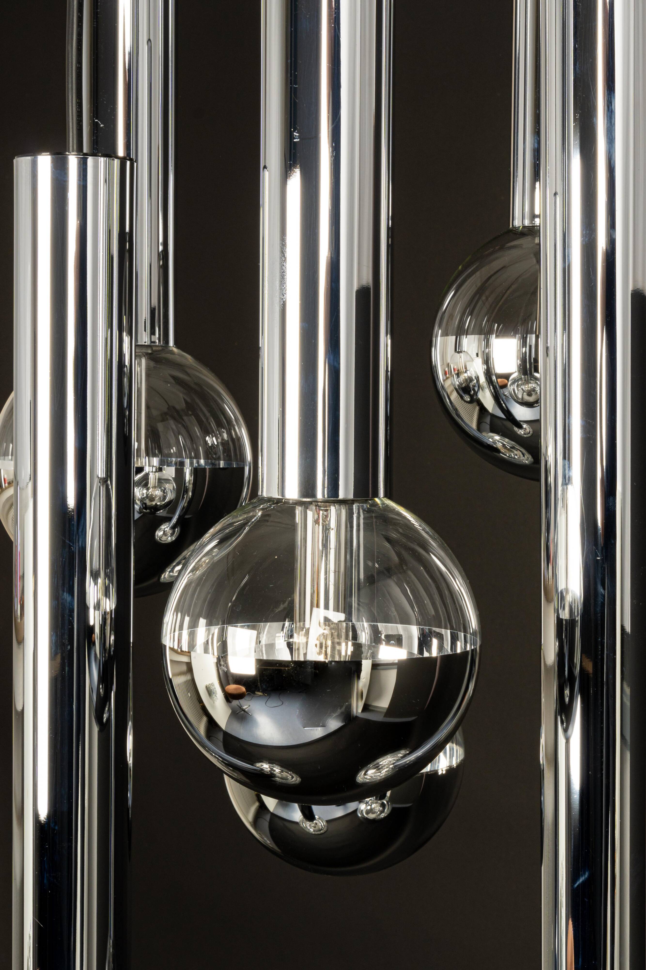 cascade chandelier design for Staff Leuchten, Germany, 1970s