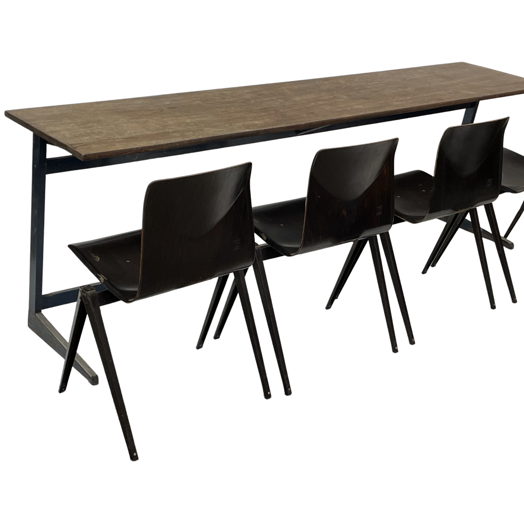 Industrial desk xxl 50's design minimalist