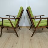 Lounge chairs by Ton, Set of 2