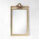 French gild and creme framed Louis Philippe style mirror