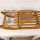 Vintage wooden and metal sled - 75 cm