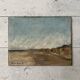 Maurice Bonin. Seaside 1951. Oil on panel 35 x 27cm