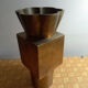 Post-modern bronze vase 80s