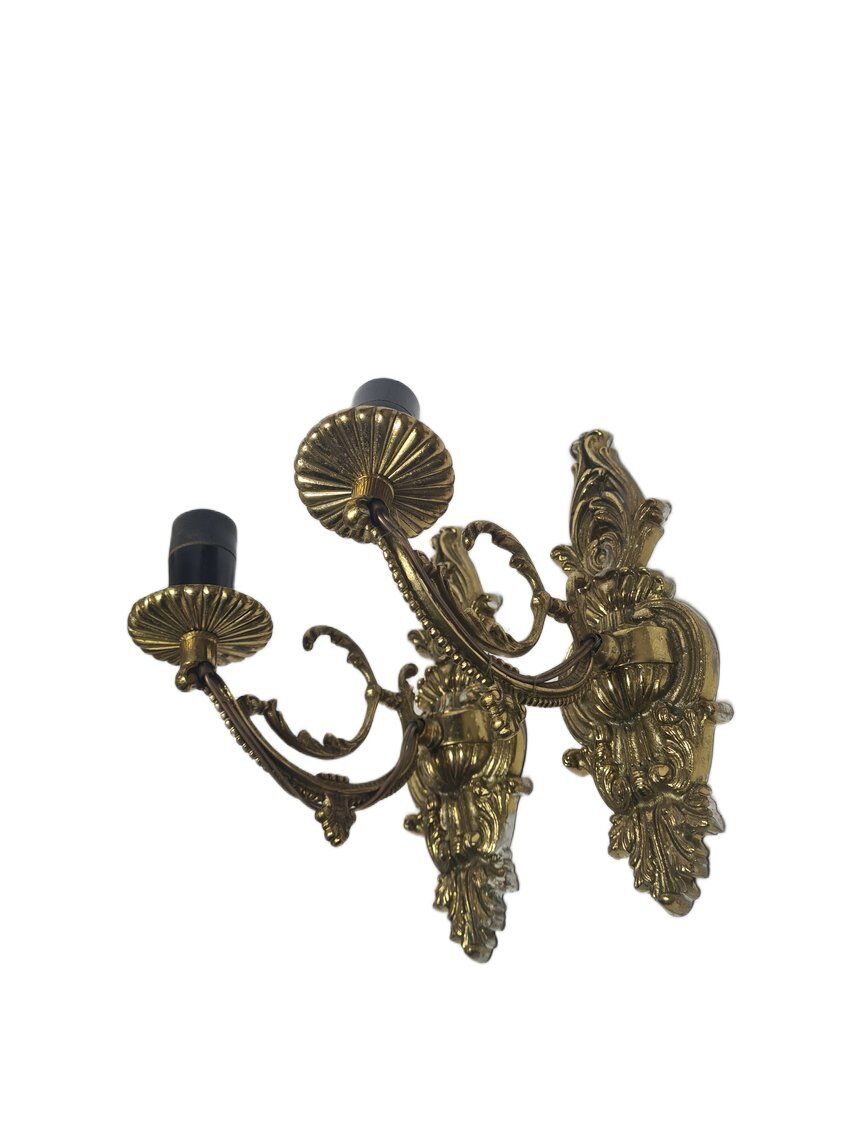 Appliques de style rococo, Pologne, années 1970, ensemble de 2