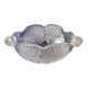 Central coupe in frosted crystal with double swan neck, Mikasa Walther