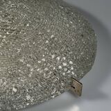 1960s 1970s Ice Glass Flush Mount from by Kaiser Leuchten Germany