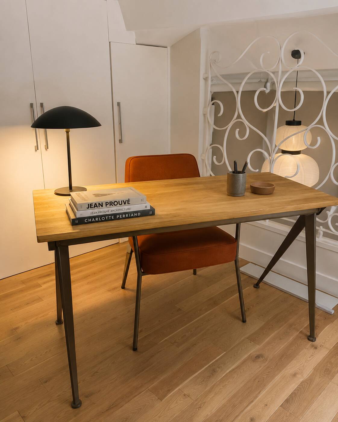 Bureau Direction – Jean Prouvé pour Vitra – Chêne massif – Édition 2014