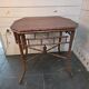 Table d'appoint en bois bambou fin XIXème en pitchin