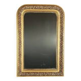 Miroir Doré En Bois Sculpté, Style Louis-philippe, XIX Siècle