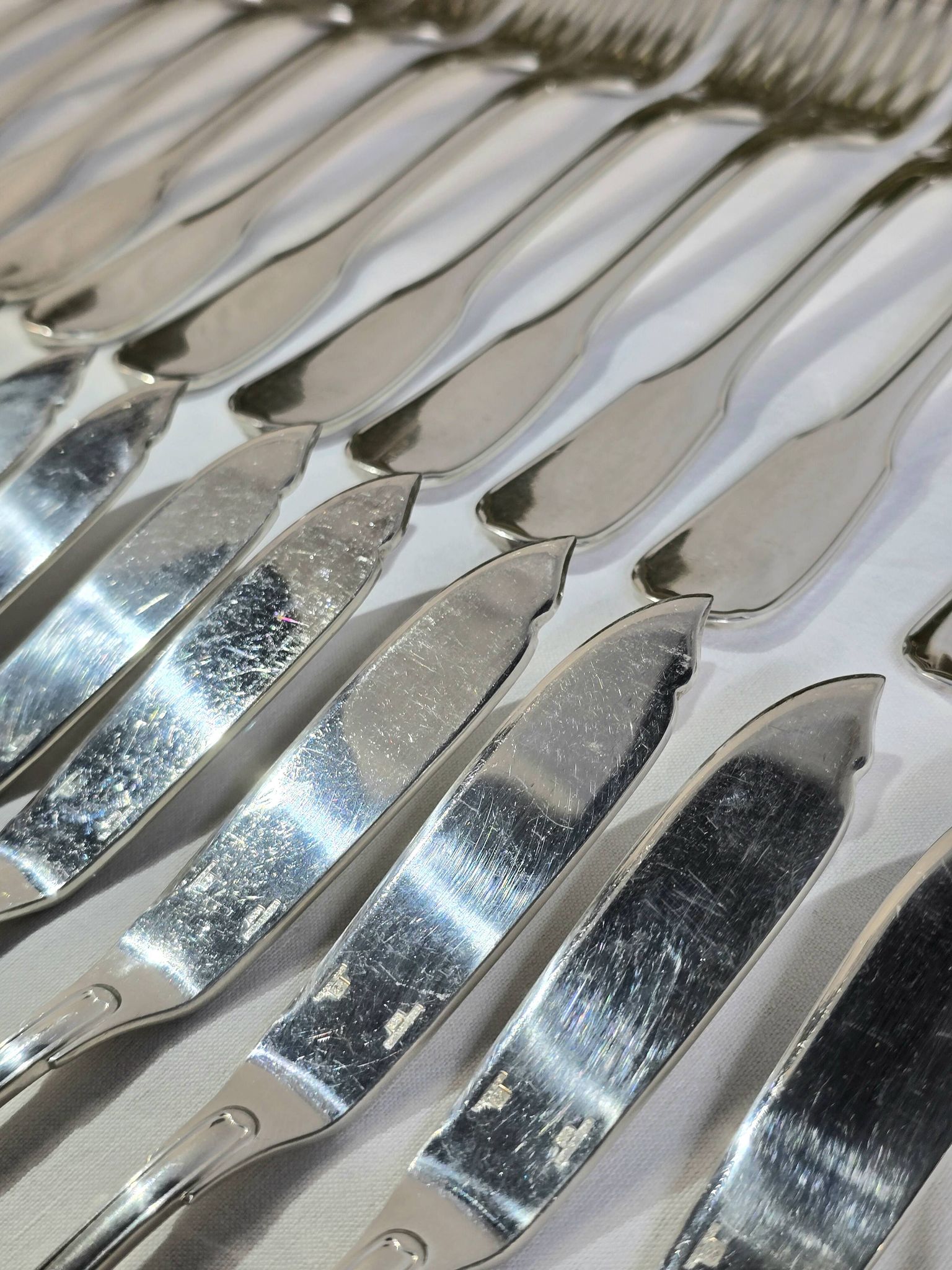 87-piece household cutlery set from Christofle, Versailles model, in metal.
