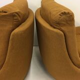 Pair 2pcs Vintage RARE Jitona Ultra Light Chairs ATLANTIS Polystyrene With original labels Mid Centu