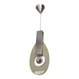 60s/70s metal and resin pendant light