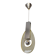 60s/70s metal and resin pendant light